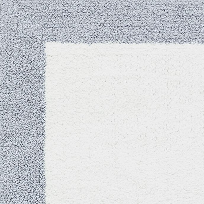 slide 3 of 3, Vera Wang Pure Serenity Organic Cotton Bath Rug Set - White/Blue, 2 ct