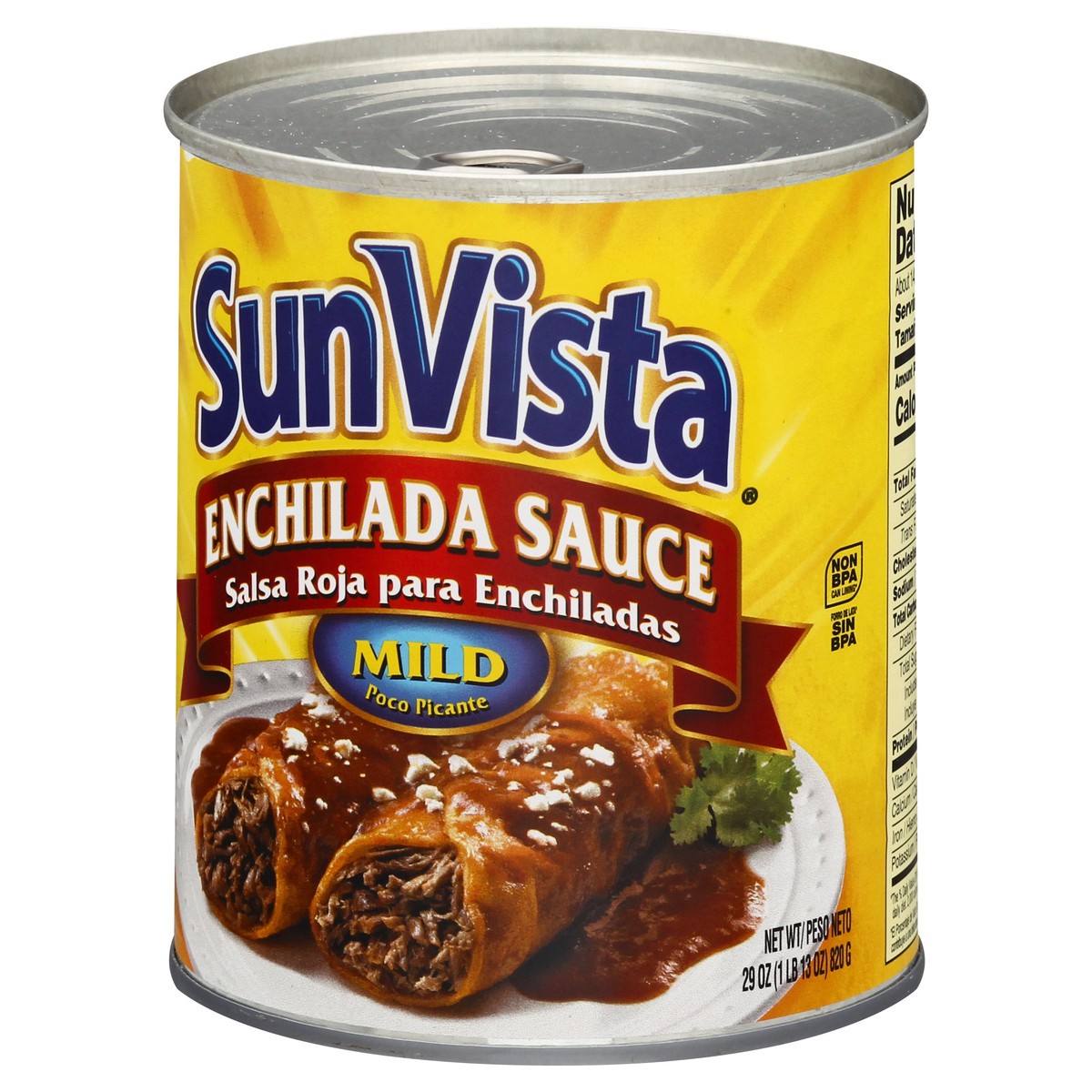 slide 3 of 10, Sun Vista Mild Red Enchilada Sauce, 29 oz