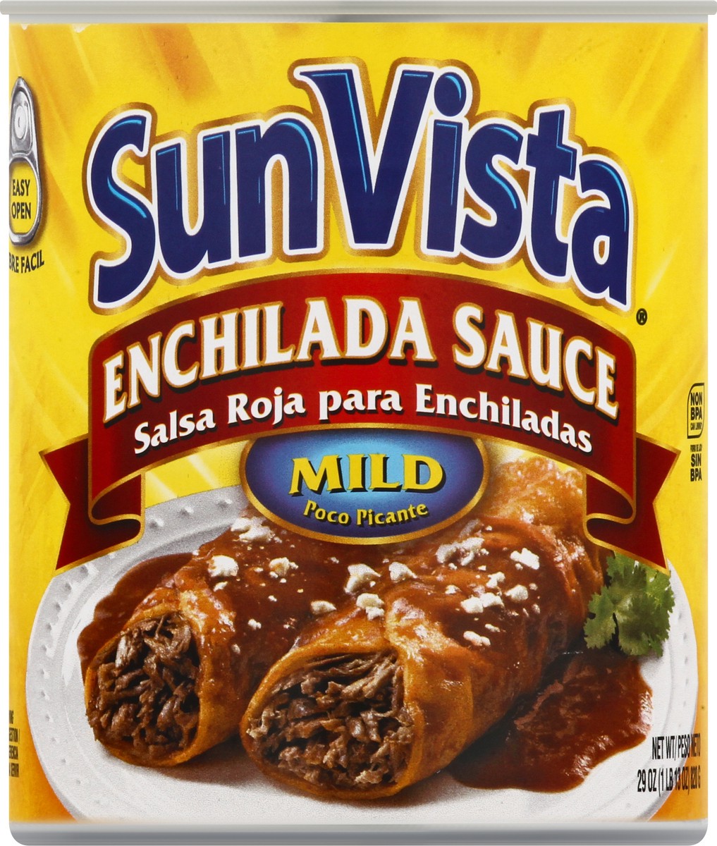 slide 9 of 10, Sun Vista Mild Red Enchilada Sauce, 29 oz