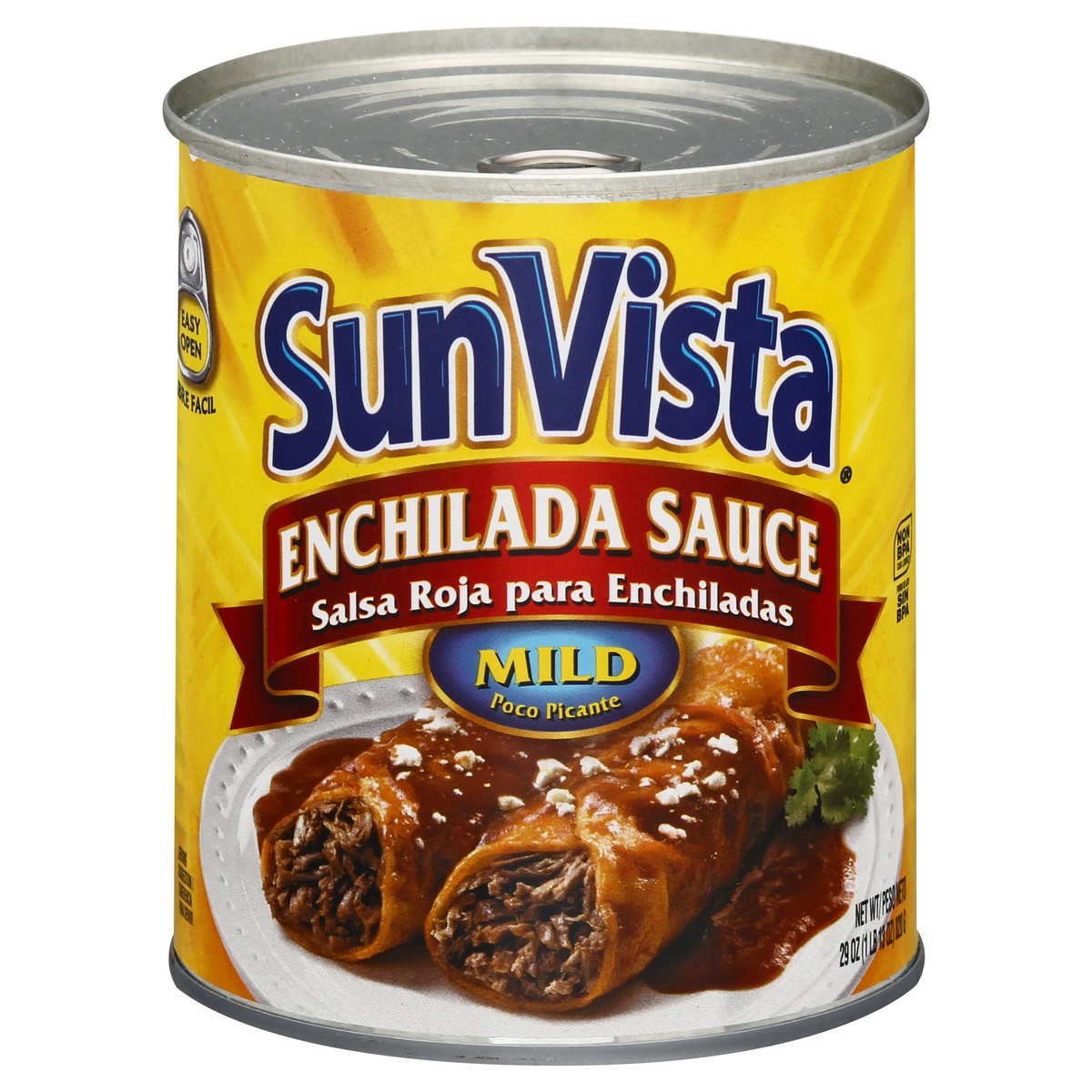 slide 1 of 10, Sun Vista Mild Red Enchilada Sauce, 29 oz