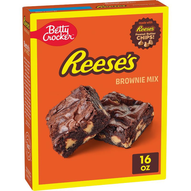 slide 1 of 8, Betty Crocker Reese's Premium Brownie -16oz, 16 oz