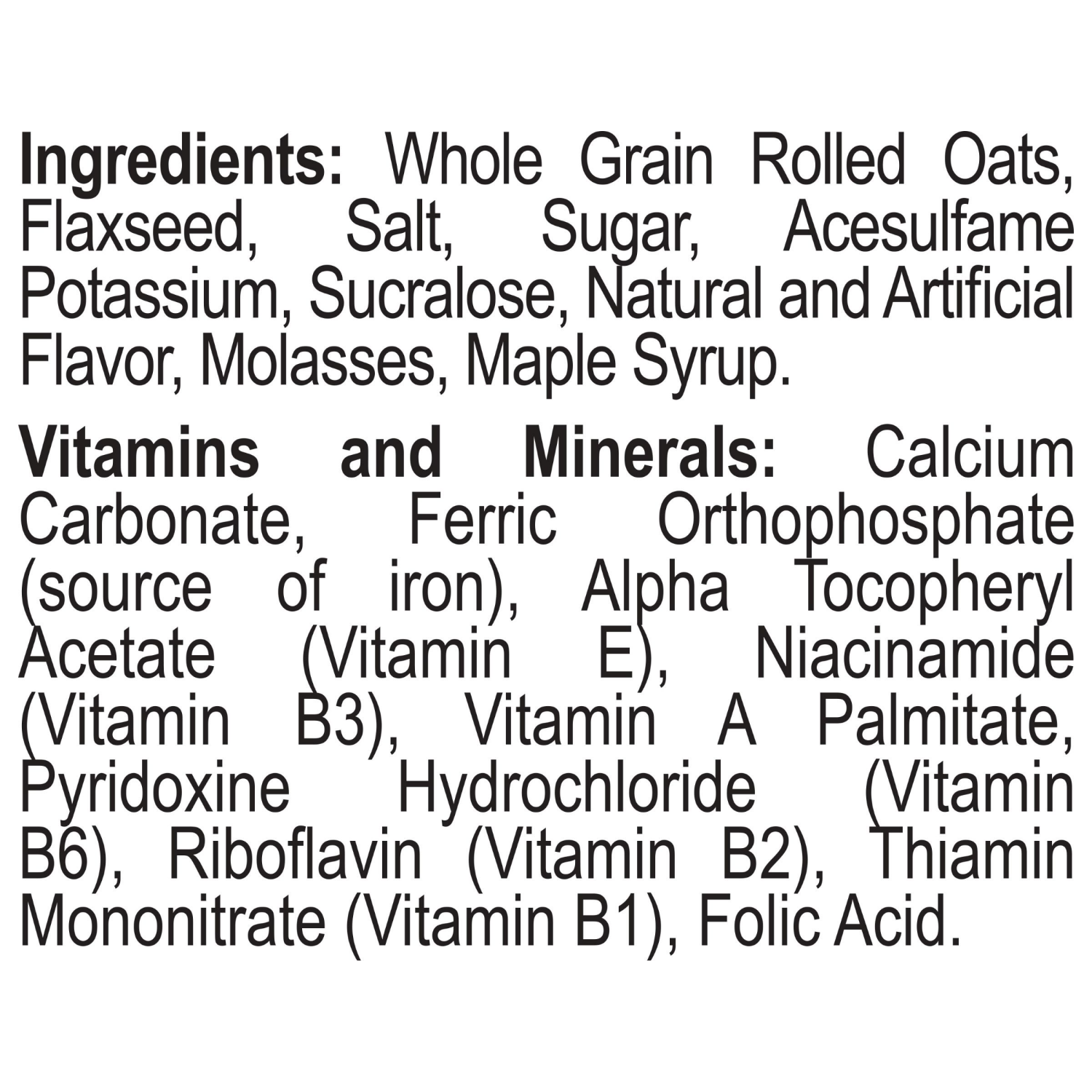 slide 3 of 4, 1/9.80 Oat Fit - Maple & Brown Sugar, 9.8 oz