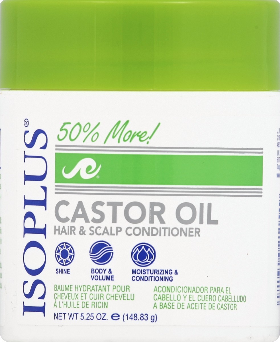 slide 4 of 4, Isoplus Castor Oil Conditioner, 5.25 oz