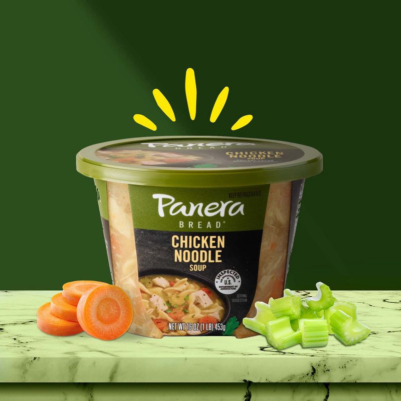 slide 3 of 9, Panera Bread Chicken Noodle Soup - 16oz, 16 oz