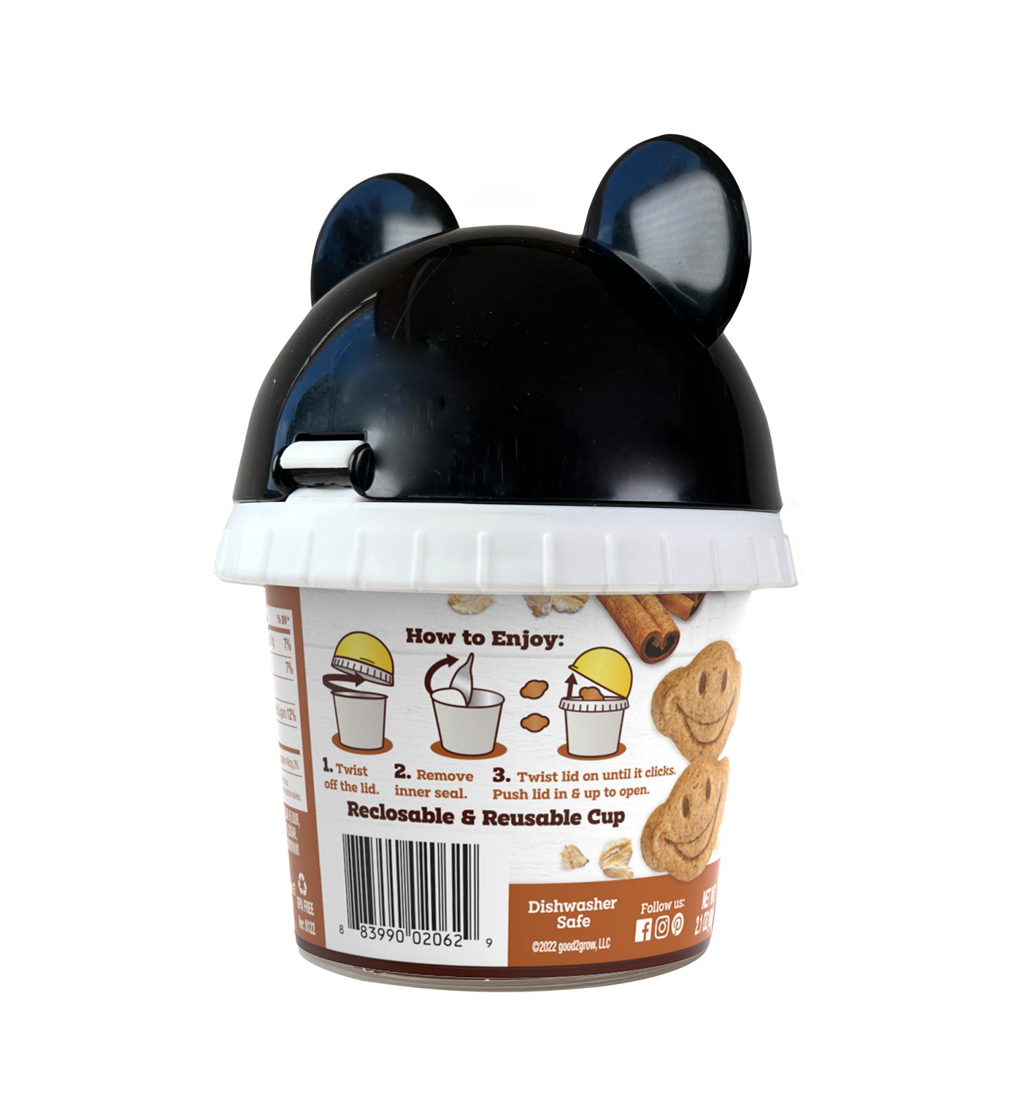 slide 2 of 3, good2grow Cinnamon Snackers 2.1 oz, 2.1 oz