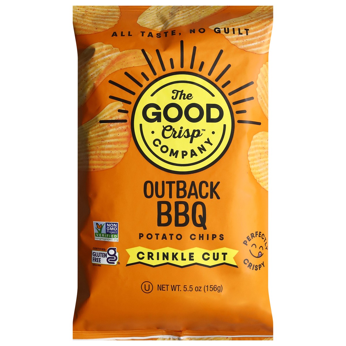 slide 7 of 14, The Good Crisp Company Crinkle Cut Outback BBQ Potato Chips 5.5 oz, 5.5 oz