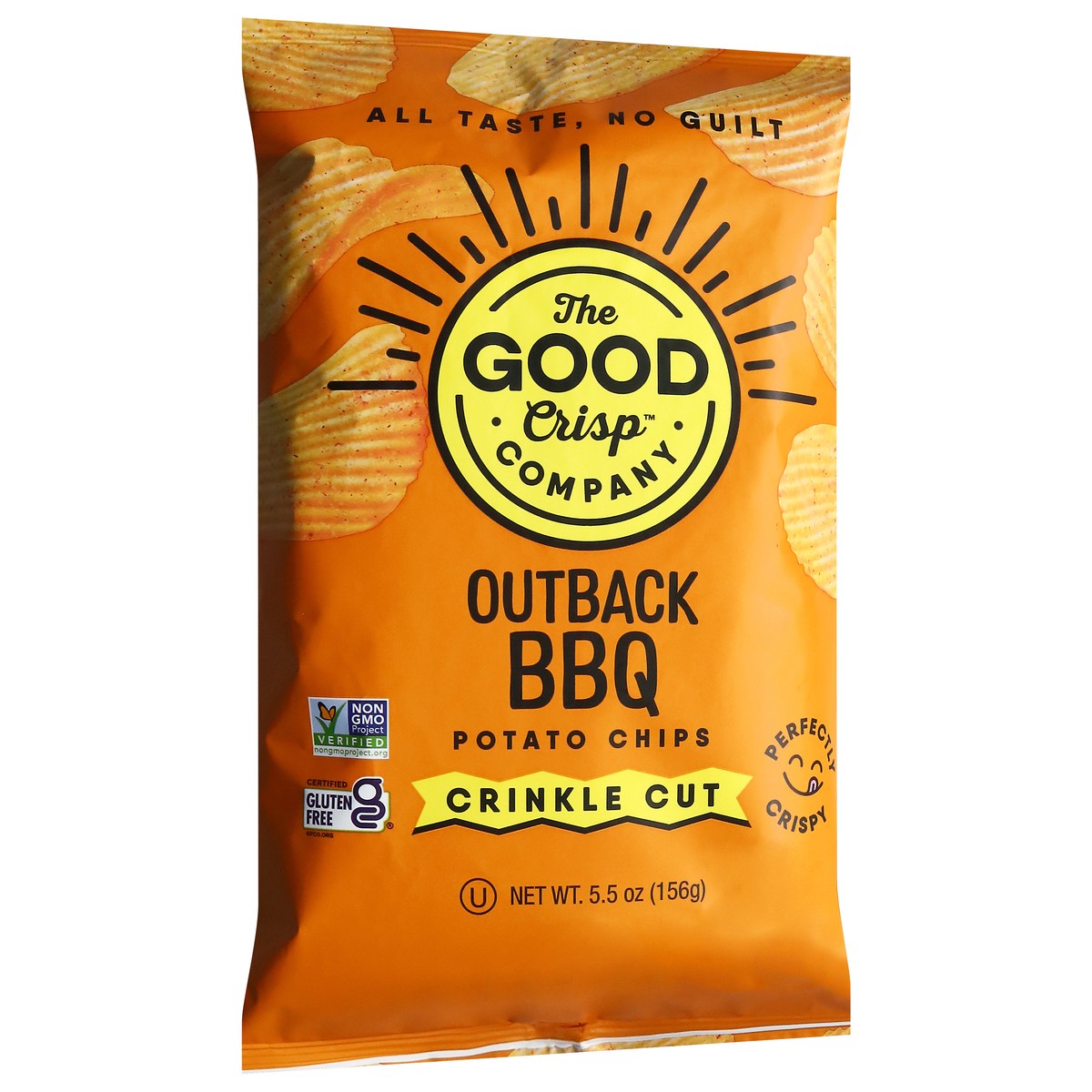 slide 13 of 14, The Good Crisp Company Crinkle Cut Outback BBQ Potato Chips 5.5 oz, 5.5 oz