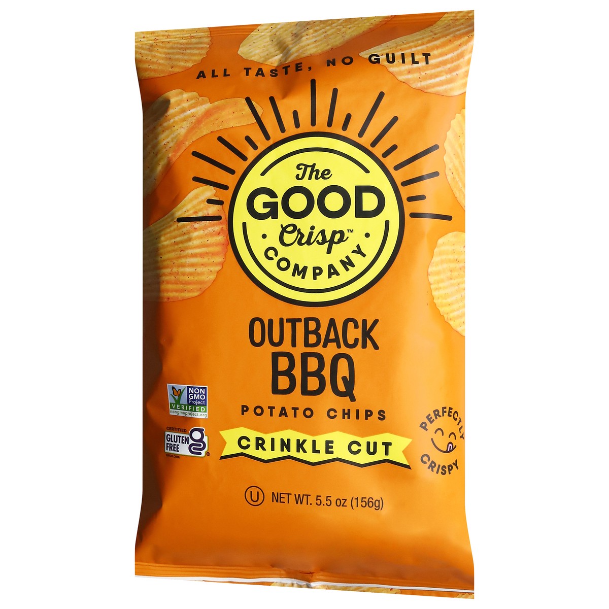 slide 10 of 14, The Good Crisp Company Crinkle Cut Outback BBQ Potato Chips 5.5 oz, 5.5 oz