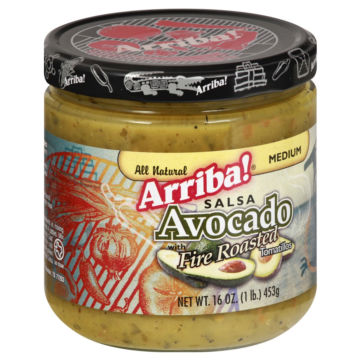 slide 4 of 9, Arriba! Mandrin Avocado Salsa, 16 oz