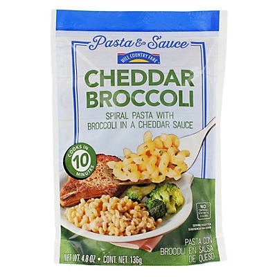 slide 1 of 1, Hill Country Fare Cheddar Broccoli Spiral Pasta, 4.8 oz