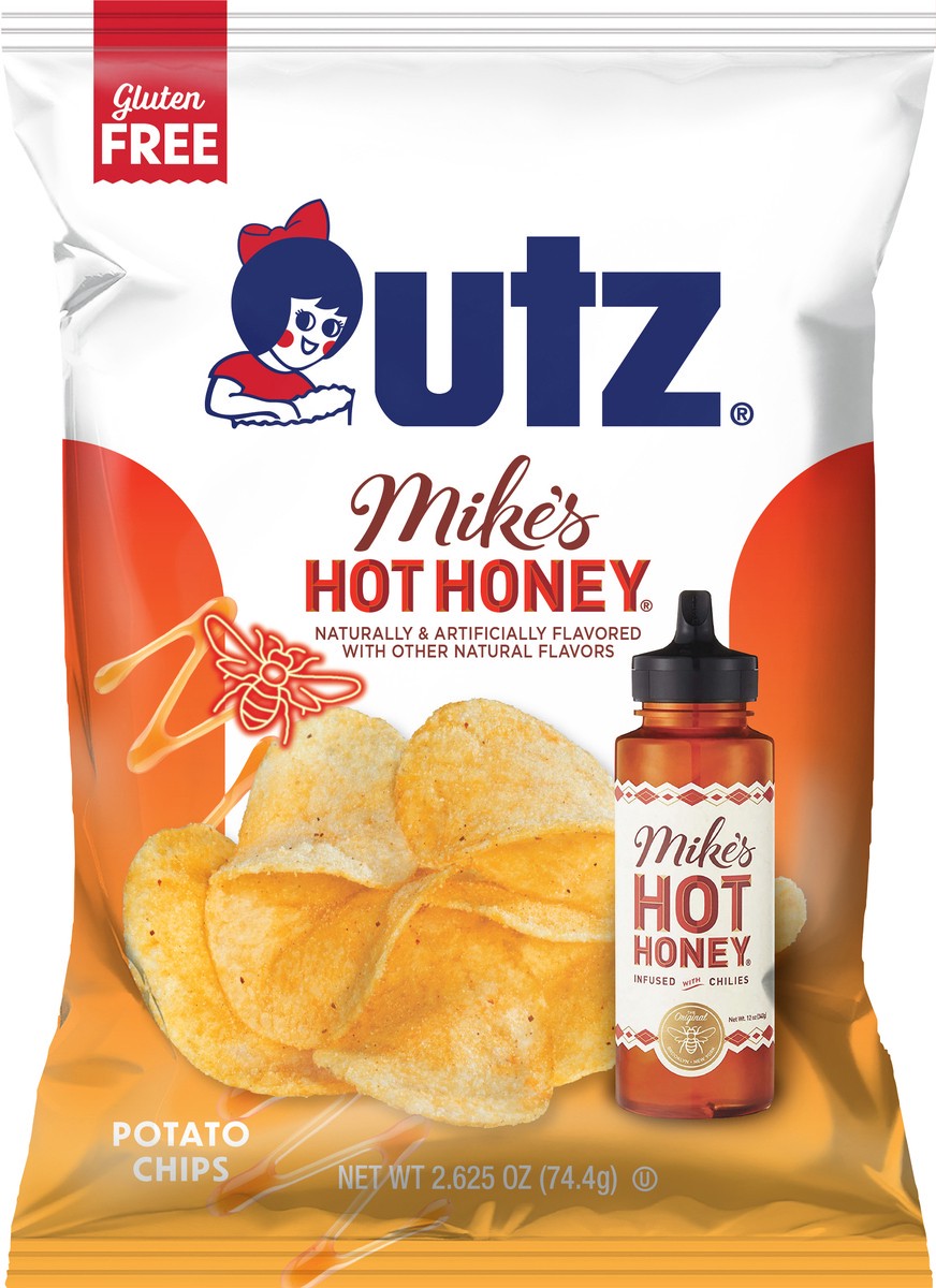 slide 4 of 7, Utz Mikes Hot Honey, 2.625 oz