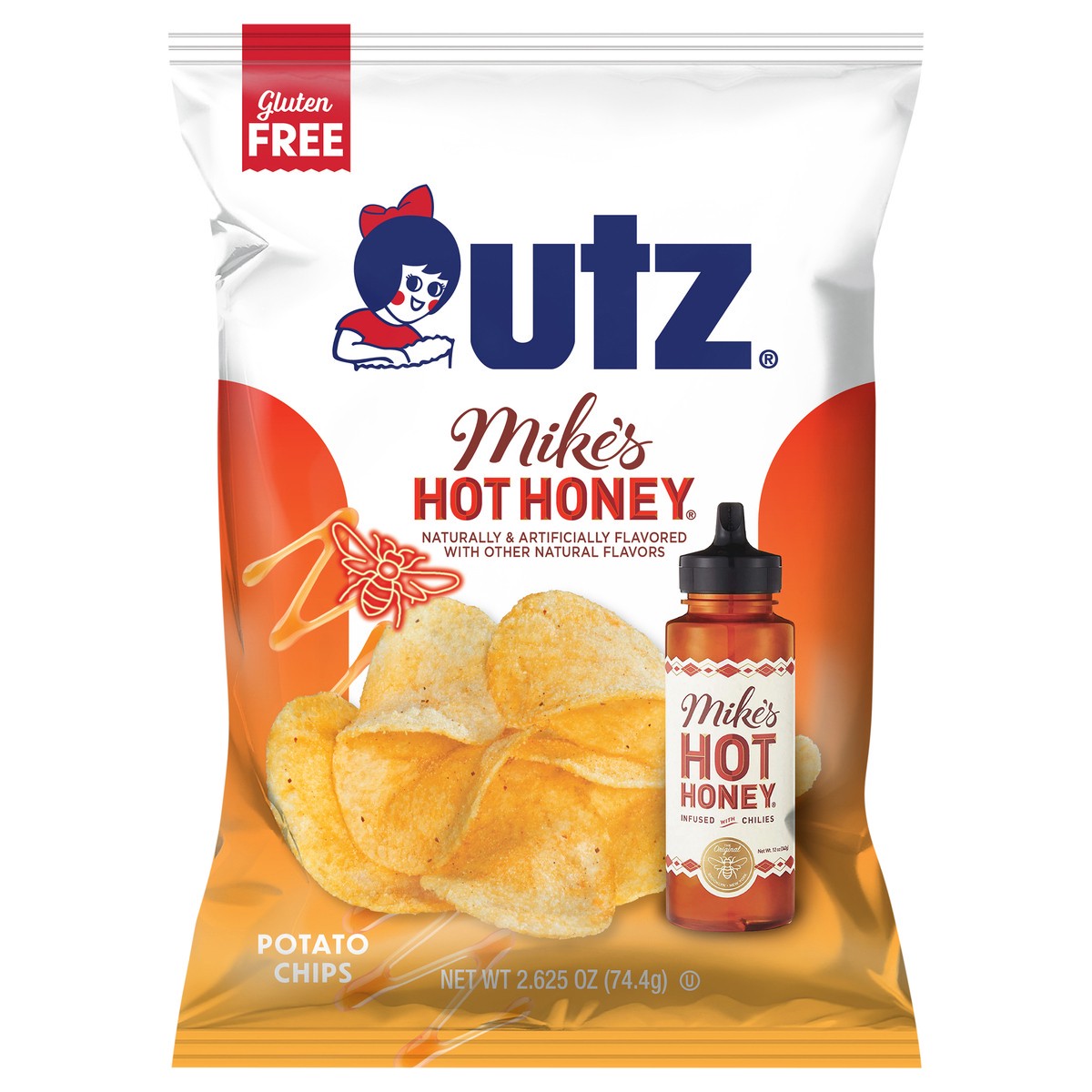 slide 1 of 7, Utz Mikes Hot Honey, 2.625 oz