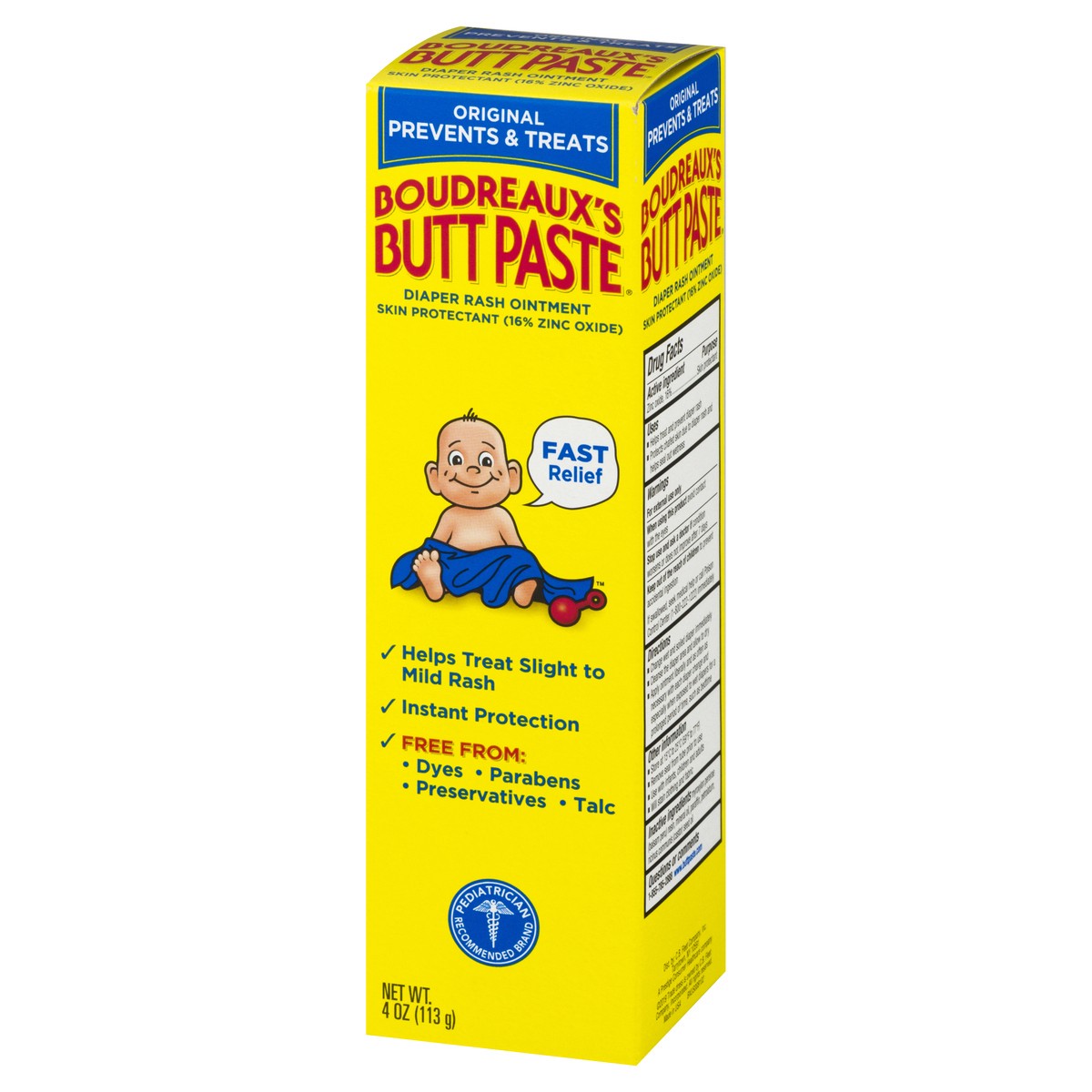 slide 3 of 9, Boudreaux's Paste Diaper Rash Ointment, 4 oz