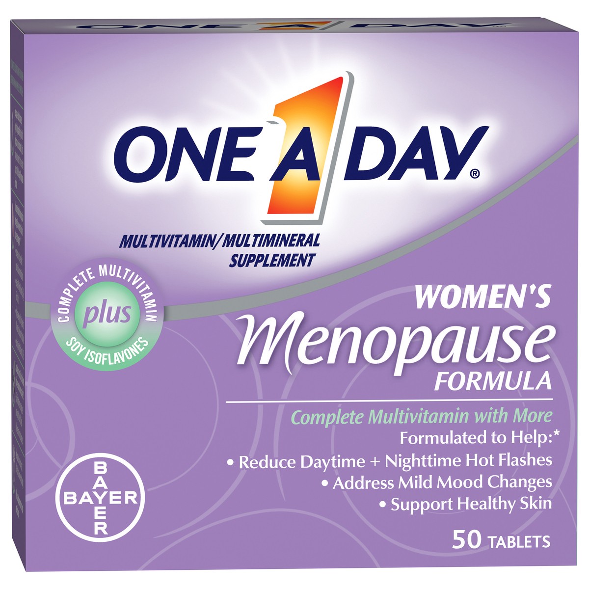 slide 2 of 6, One A Day Tablets Women's Menopause Formula 50 ea Box, 50 ct