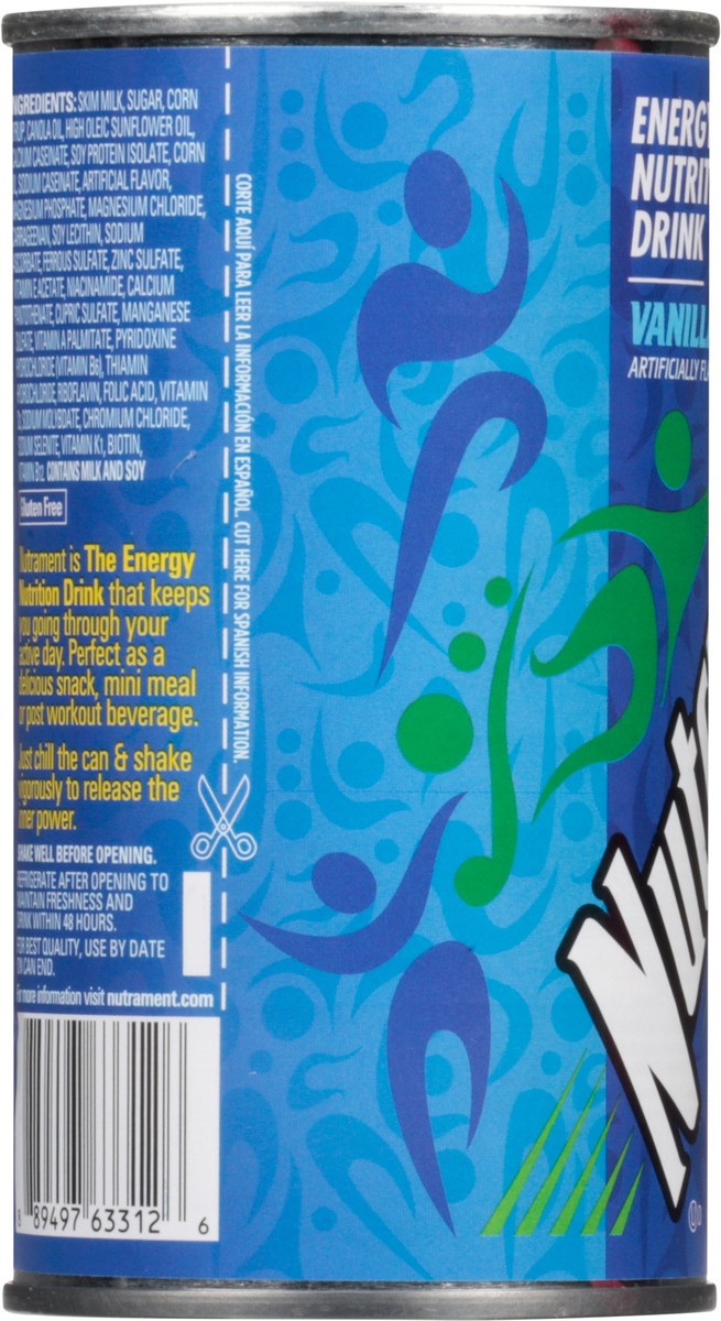 slide 9 of 13, Nutrament Vanilla Energy Nutrition Drink 12 fl oz, 12 fl oz