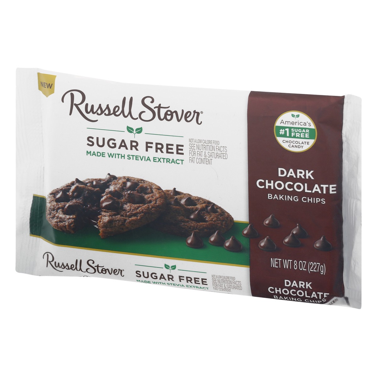 slide 7 of 12, Russell Stover Sugar Free Dark Chocolate Baking Chips 8 oz, 8 oz