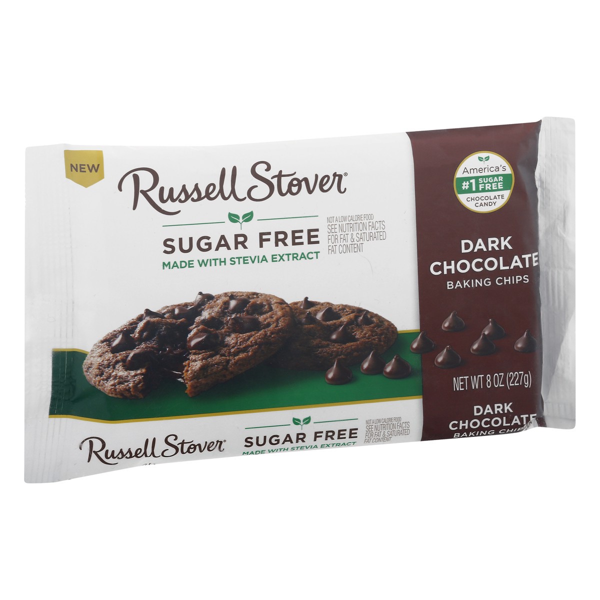 slide 8 of 12, Russell Stover Sugar Free Dark Chocolate Baking Chips 8 oz, 8 oz