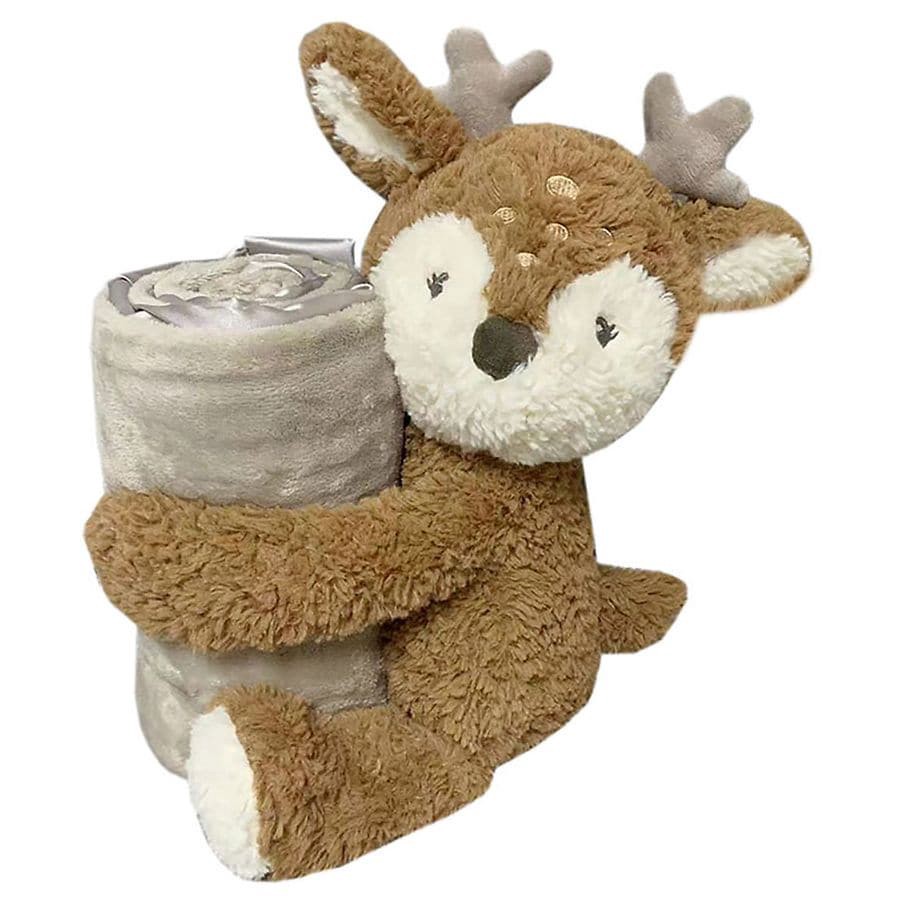 slide 1 of 1, Moon & Stars Plush Deer with Blanket, 1 ct