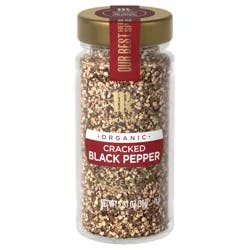 McCormick Gourmet Organic Cracked Black Pepper, 1.37 oz