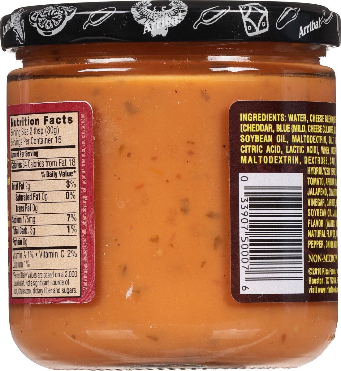 slide 4 of 9, Arriba! Arriba Mild Chile Con Queso, 16 oz