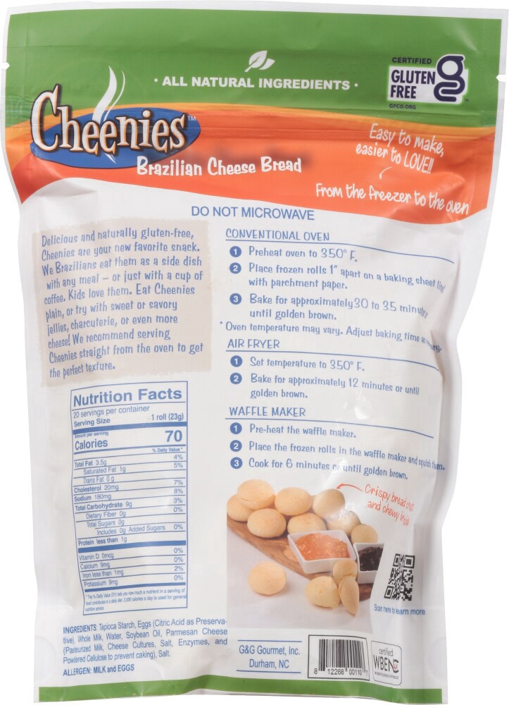 slide 2 of 2, Cheenie's Brazilian Cheese Bread 1 lb, 1 lb