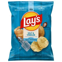 Lay''s Potato Chips Salt & Vinegar Flavored 2 1/2 Oz