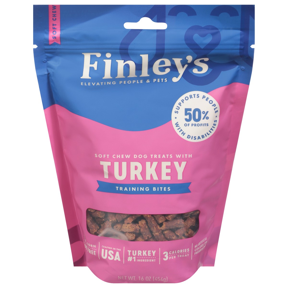 slide 11 of 14, Finley's Soft Chew Turkey Training Bites 16 oz, 16 oz