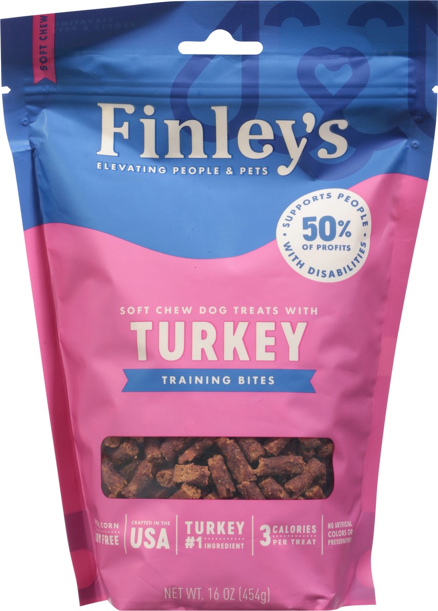 slide 2 of 14, Finley's Soft Chew Turkey Training Bites 16 oz, 16 oz