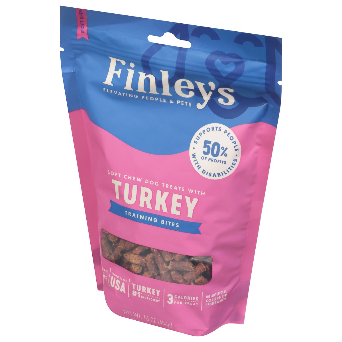 slide 10 of 14, Finley's Soft Chew Turkey Training Bites 16 oz, 16 oz