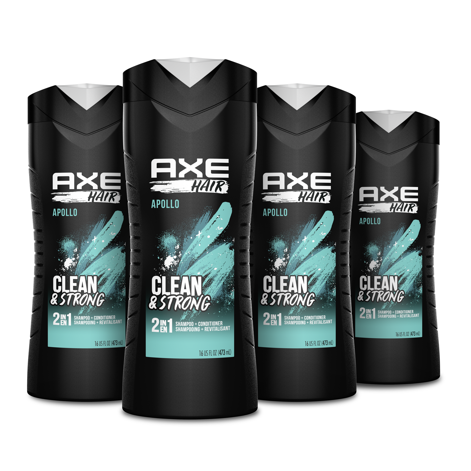 slide 3 of 4, AXE Wash & Care 2-in-1 Shampoo & Conditioner Apollo Wash & Care, 16 oz, 16 fl oz