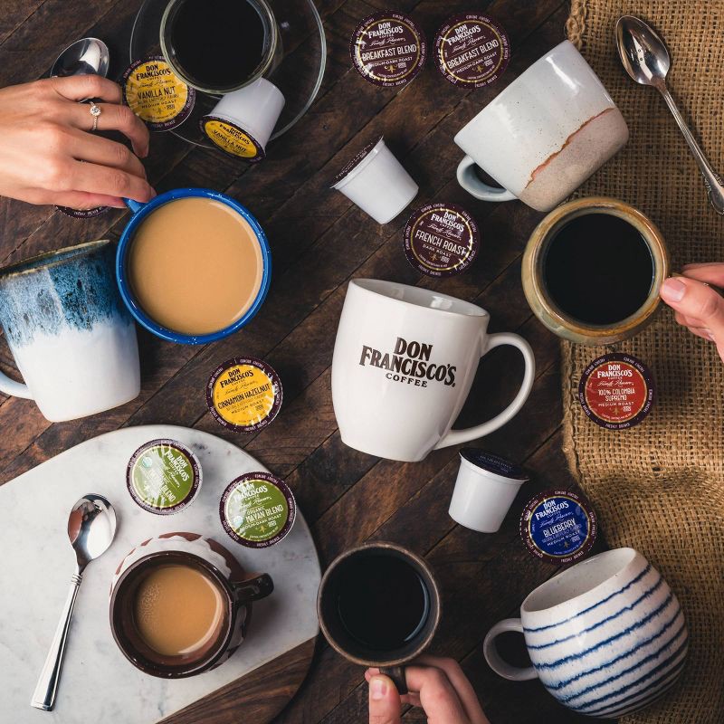 slide 4 of 9, Don Francisco's Butterscotch Toffee Medium Roast Coffee- Single Serve Pod - 24ct, 24 ct