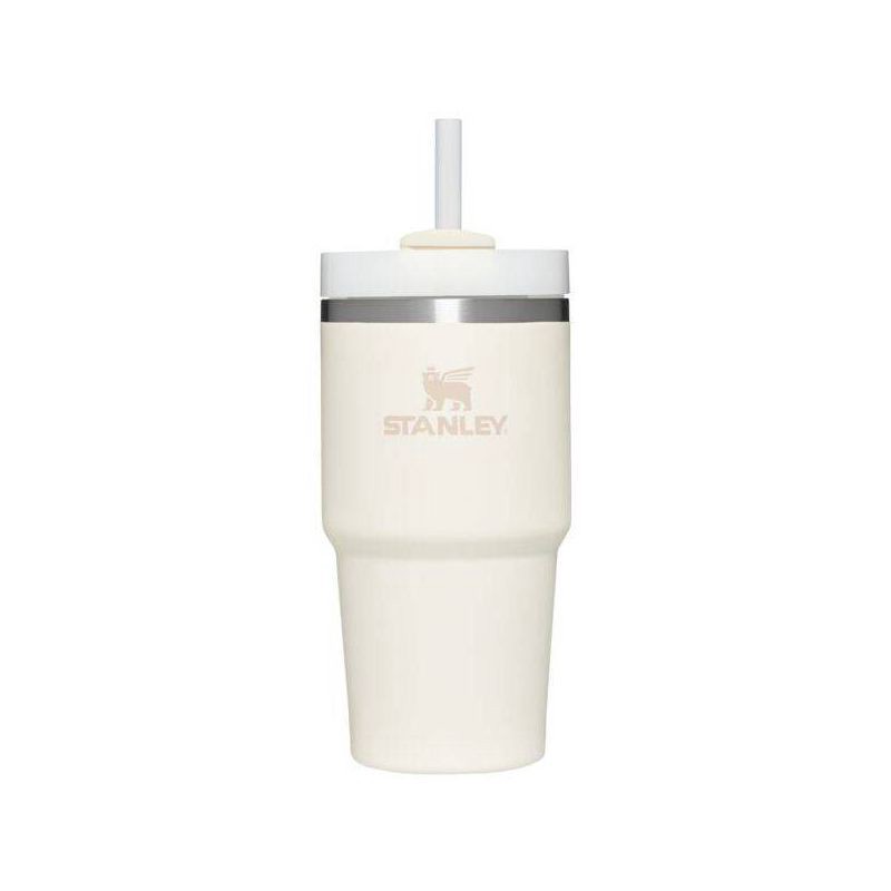 slide 1 of 5, Stanley 20oz Stainless Steel H2.0 FlowState Quencher Tumbler - Cream, 20 oz