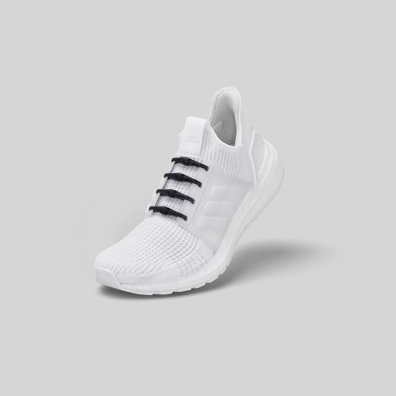 slide 4 of 4, Magic Laces Adult 14pc (1 pr shoes) No Tie Shoe Laces - Black, 14 ct