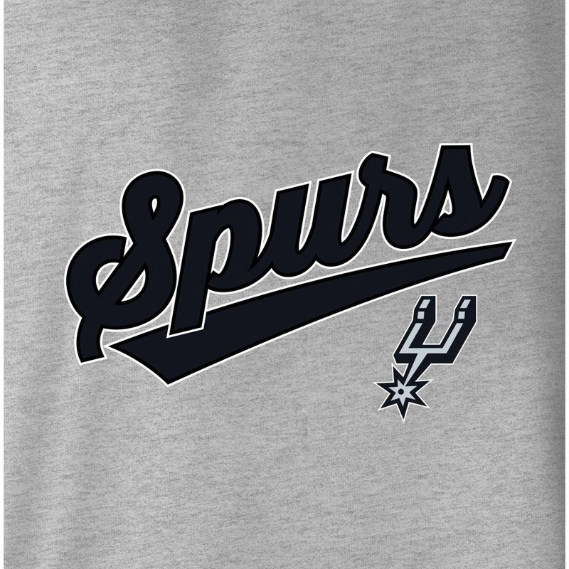 Nba San Antonio Spurs Women's Gray Long Sleeve Team Slugger Crew Neck T- shirt : Target