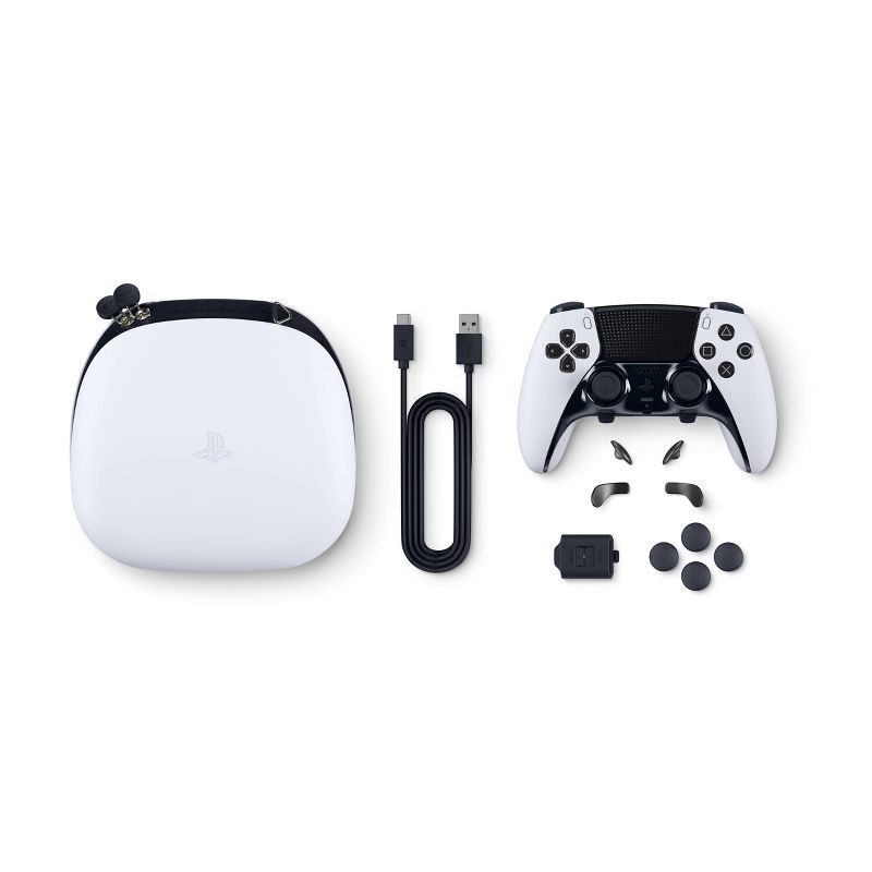 slide 4 of 13, DualSense Edge Wireless Controller for PlayStation 5 - White, 1 ct