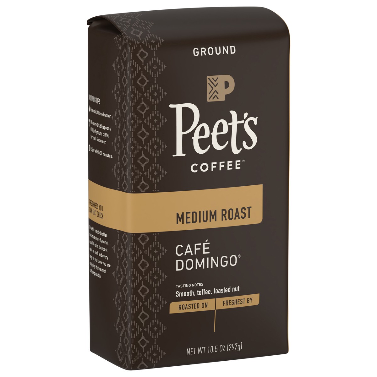 slide 8 of 9, Peet's Coffee, Café Domingo, Medium Roast Ground Coffee- 10.5 oz, 10.5 oz