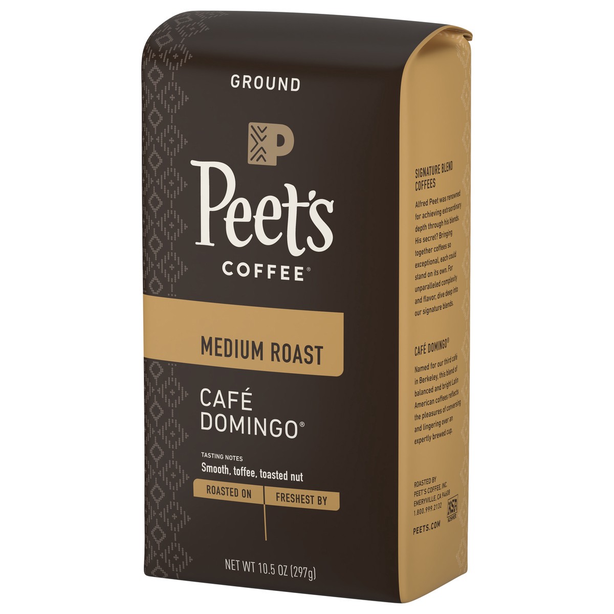 slide 4 of 9, Peet's Coffee, Café Domingo, Medium Roast Ground Coffee- 10.5 oz, 10.5 oz