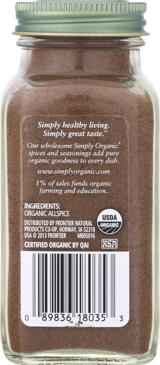 slide 3 of 12, Simply Organic All Spice 3.07 oz, 3.07 oz