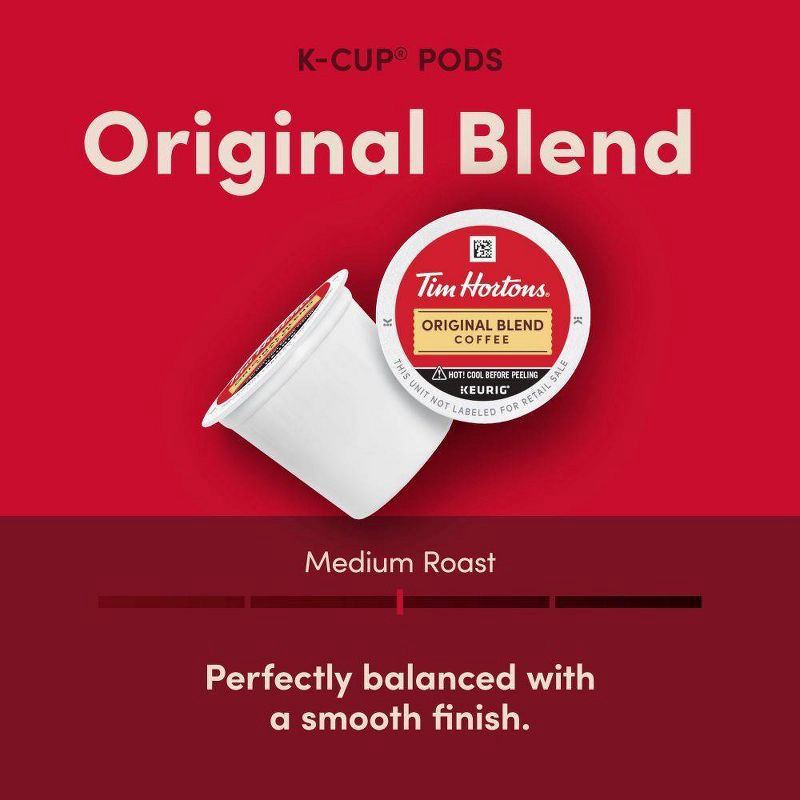 slide 2 of 6, Keurig Tim Hortons Medium Roast Original Blend Coffee K-cup Pods - 72ct, 72 ct
