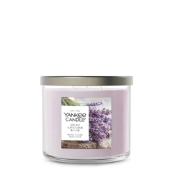 Yankee Candle 3 Wick Candle Jar, Scented Candle with up to 40 Hours of Burn Time, Premium Plant Wax Blend for Consistent Long Lasting Scent from First to Last Burn, Dried Lavender & Oak