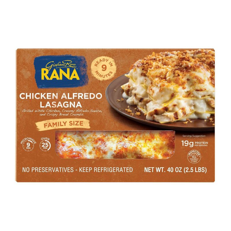 slide 1 of 9, Rana Chicken Alfredo Lasagna - 40oz, 40 oz