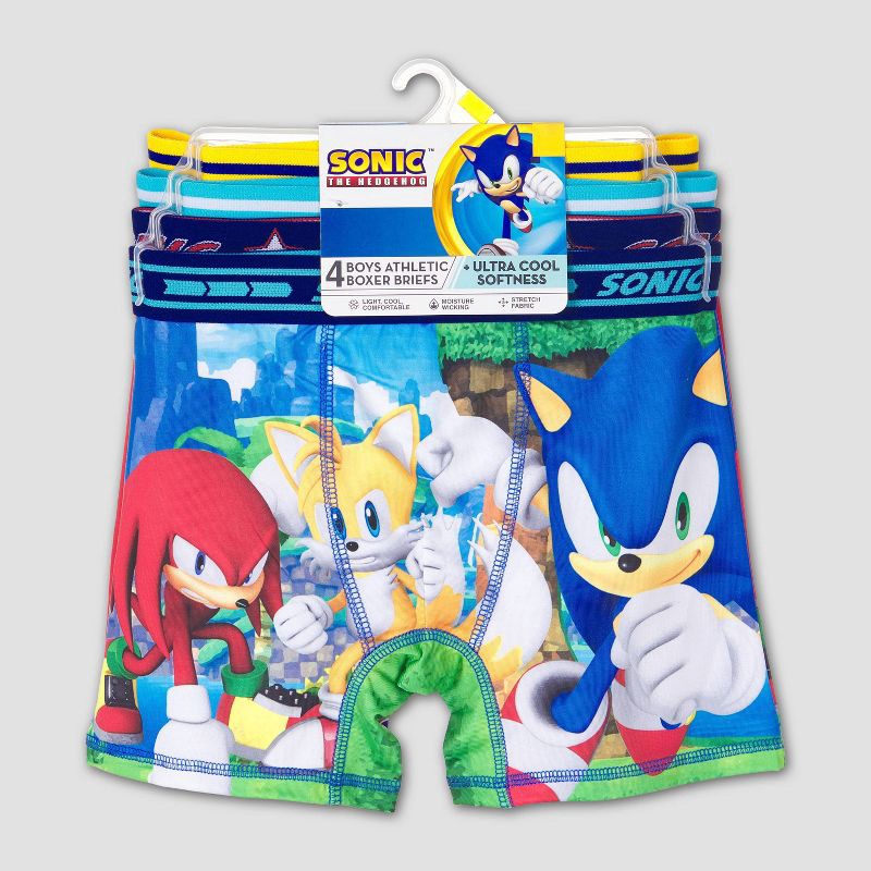 Boys' Sonic the Hedgehog 4pk Underwear - 4