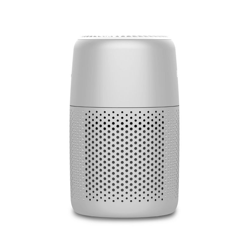 slide 2 of 16, Levoit Core Mini Air Purifier Gray: 3 Settings, Captures Mold & Pet Dander, Carbon Filter, 100-300 sq. ft., 2-Year Warranty, 1 ct