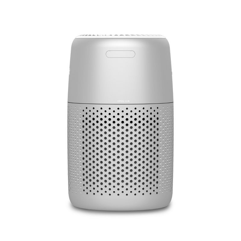 slide 3 of 16, Levoit Core Mini Air Purifier Gray: 3 Settings, Captures Mold & Pet Dander, Carbon Filter, 100-300 sq. ft., 2-Year Warranty, 1 ct
