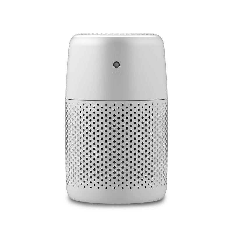 slide 4 of 16, Levoit Core Mini Air Purifier Gray: 3 Settings, Captures Mold & Pet Dander, Carbon Filter, 100-300 sq. ft., 2-Year Warranty, 1 ct