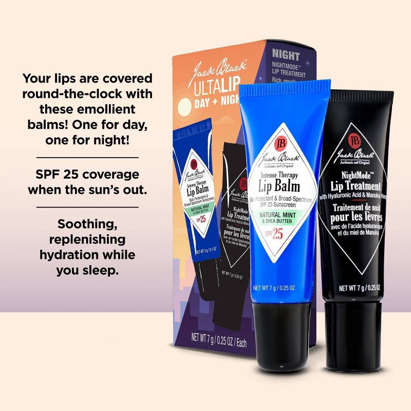 slide 4 of 5, Jack Black Exclusive Lip Duo - 1oz/2ct - Ulta Beauty, 2 ct; 1 oz