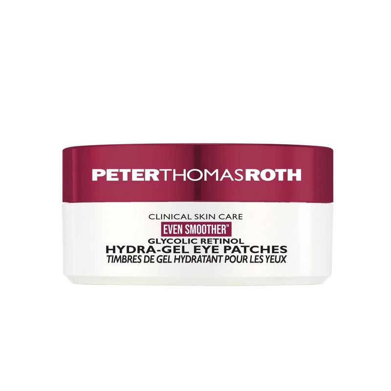 slide 1 of 1, PETER THOMAS ROTH Even Smoother Glycolic Retinol Hydra-Gel Eye Patches - 60ct - Ulta Beauty: Paraben-Free, Phthalate-Free, Unscented, For Mature Skin, 60 ct