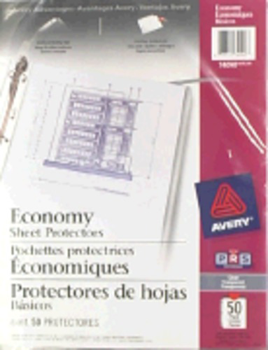 slide 1 of 1, Avery Economy Sheet Protectors, 1 ct