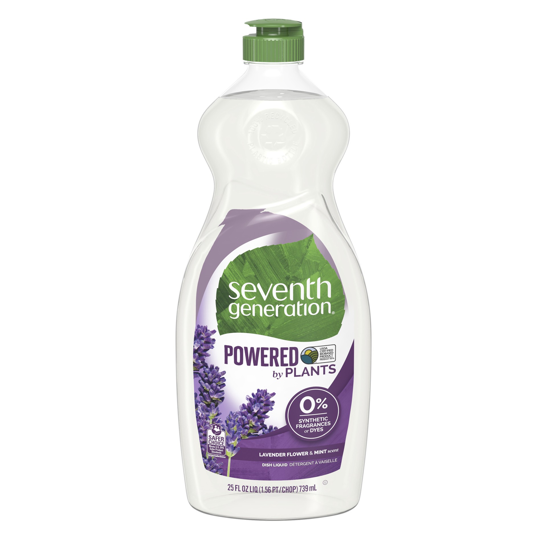 slide 1 of 3, Seventh Generation Hand Dish Lavender Floral & Mint, 25 oz, 25 fl oz