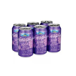 Hill Country Fare Grape Soda- 12 ct